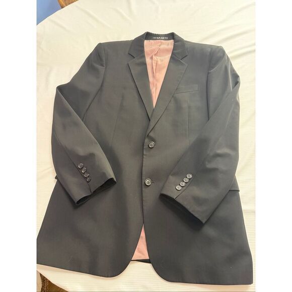 Hugo Boss Other - Hugo Boss Bowie Star Black 2 Button Wool Blazer Size 42R